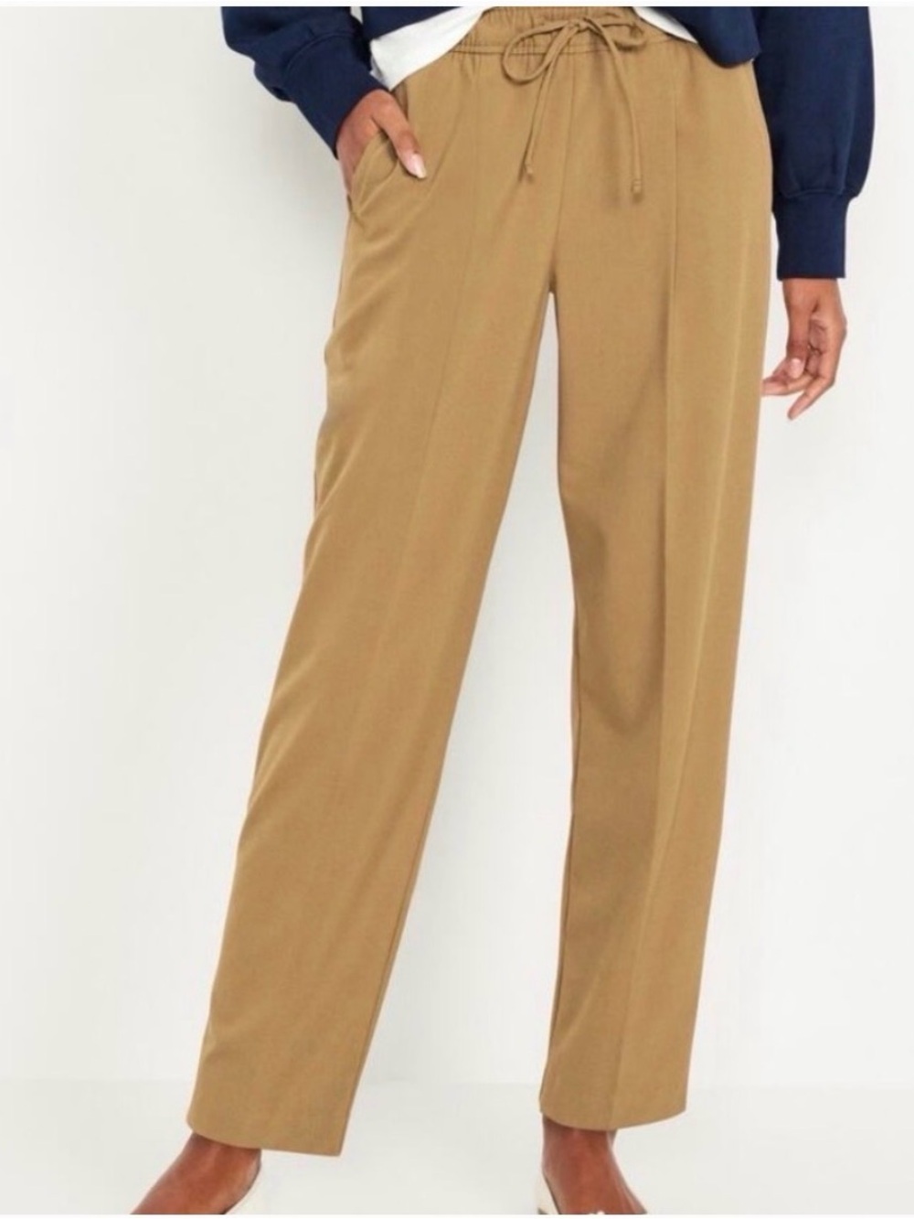 Old Navy Billie XL Comfort Waistband Pants in Camel Brown